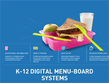 Tablet Screenshot of digitalschoolmenu.com